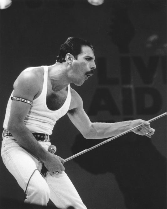 Freddie Mercury at Live Aid - 1985